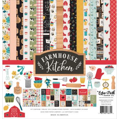 Echo Park Farmhouse Kitchen Designpapier - Collection Kit